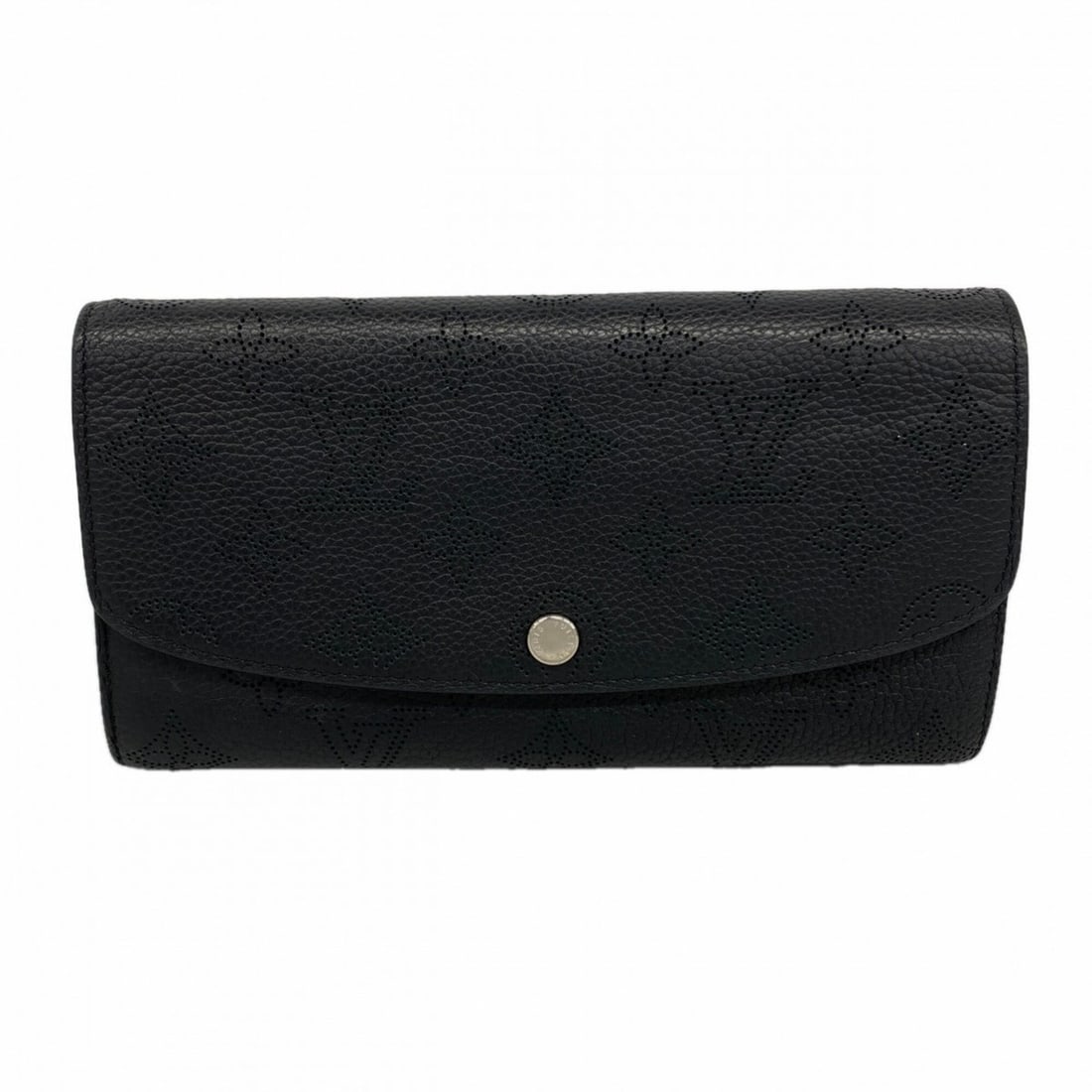 Louis Vuitton Mahina Portefeuille Iris Long Wallet M60143 Noir (Women's): --- Catalog ---Category: SizeSize (HxWxD): 11cm x 19cm x 2.5cm / 4.33'' x 7.48'' x 0.98''Category: DesignType: Long wallet (bi-fold)Color: NoirGender: WomenCategory: GeneralMPN: M60143Brand: Louis Vui