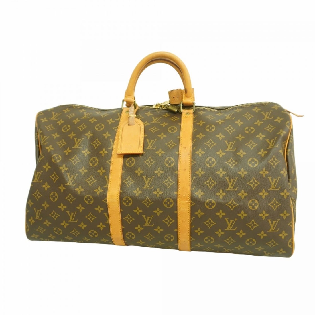 Louis Vuitton Bags - Boston Monogram Keepall 55 M41424 Brown Men's & Women's: --- Catalog ---Category: SizeSize (HxWxD): 30cm x 56cm x 25cm / 11.81'' x 22.04'' x 9.84''Category: DesignType: Boston bagColor: BrownGender: Men,WomenCategory: GeneralMPN: M41424Brand: Louis Vuitton-