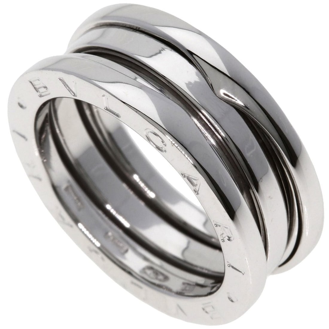 BVLGARI B-zero1 2-band ring #52, 18K white gold, women's.: --- Catalog ---Category: SizeJP Size: 12US Size: 6.5Category: DesignType: Band ringGender: WomenMaterial: White gold (18K)Category: GeneralBrand: Bvlgari--- Item List ---Section: ConditionRanking: Ran
