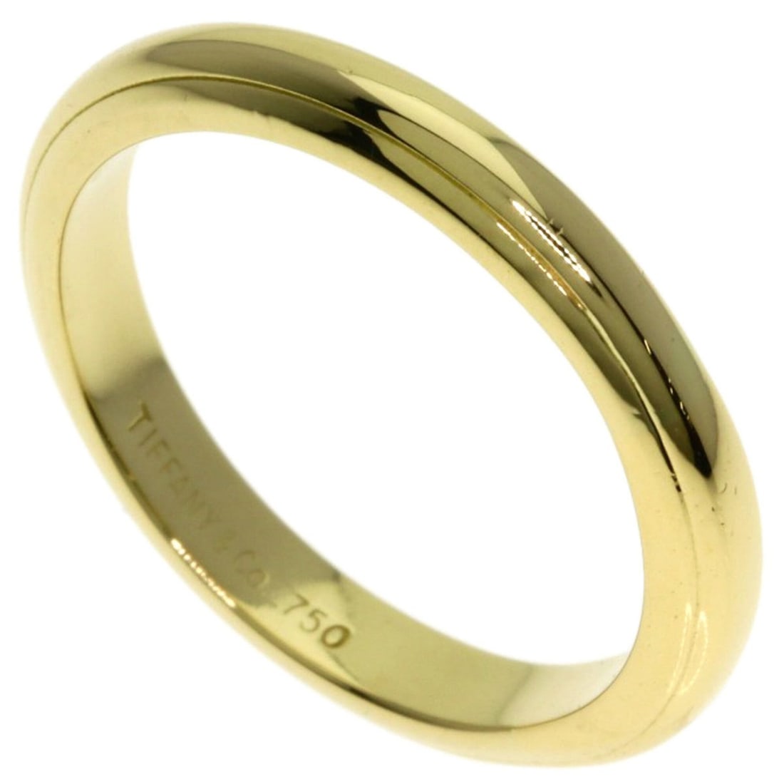Tiffany & Co. Wedding Ring, 18K Yellow Gold, Women's.: --- Catalog ---Category: SizeWidth: 2.8mm / 0.11''Weight: 3.5g / 0.12oz.JP Size: 10US Size: 5.5Category: DesignType: Wedding ringGender: WomenMaterial: Yellow gold (18K)Category: GeneralBrand: Tiffany