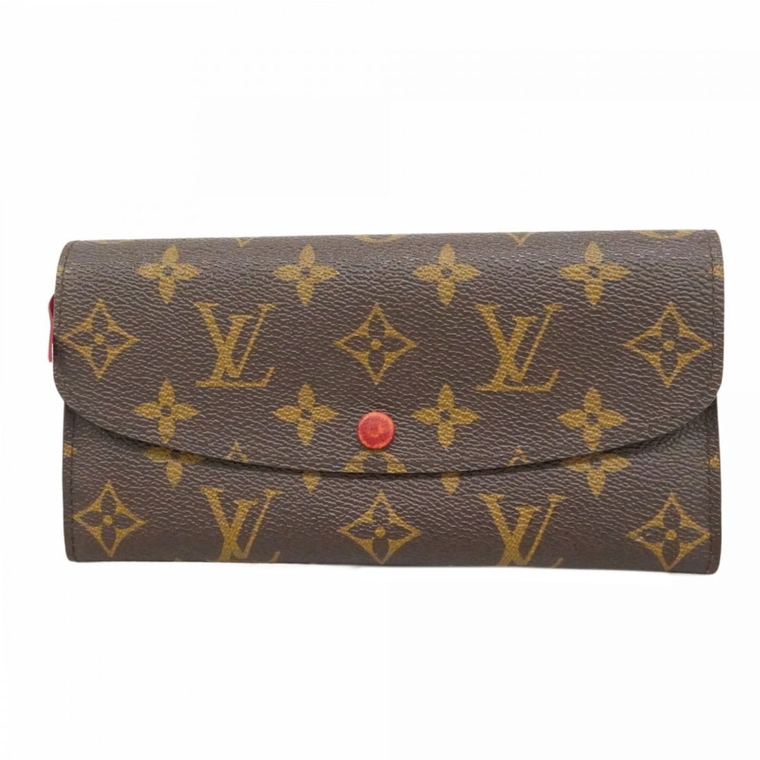Louis Vuitton Monogram Portefeuille Emilie Long Wallet M60136 Rouge (Ladies): --- Catalog ---Category: SizeSize (HxWxD): 9.5cm x 19cm x 2.5cm / 3.74'' x 7.48'' x 0.98''Category: DesignType: Long wallet (bi-fold)Color: RougeGender: WomenCategory: GeneralMPN: M60136Brand: Louis V