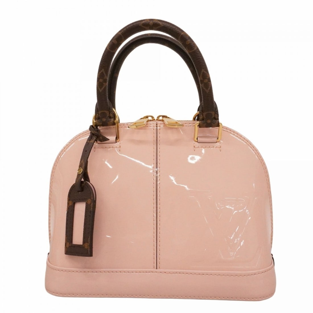 Louis Vuitton Alma BB Vernis Miroir Handbag M51925 Rose Ballerine (Women's): --- Catalog ---Category: SizeSize (HxWxD): 17.5cm x 23cm x 11.5cm / 6.88'' x 9.05'' x 4.52''Category: DesignType: HandbagColor: Rose ballerineGender: WomenCategory: GeneralMPN: M51925Brand: Louis Vuit