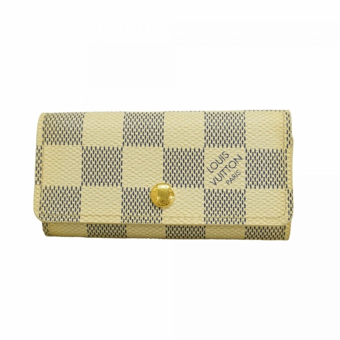 Louis Vuitton Damier Azur Multicles 4 Key Case N60020 White Women's Accessory: --- Catalog ---Category: DesignType: KeycaseColor: WhiteGender: WomenCategory: GeneralMPN: N60020Brand: Louis VuittonCategory: Physical PropertiesSize (HxWxD): 6cm x 10.5cm x 1cm / 2.36'' x 4.13'' x 0