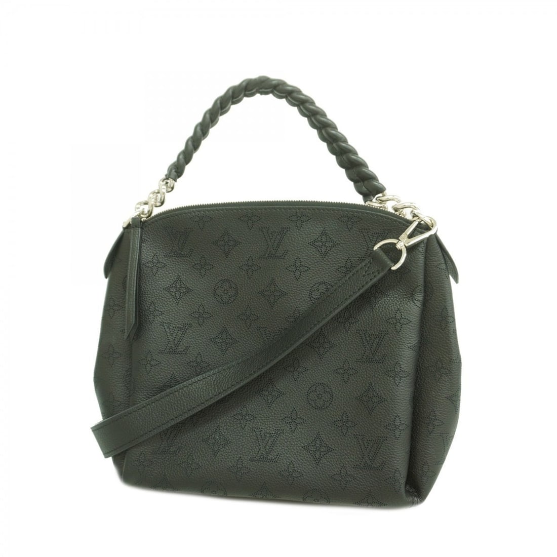 Louis Vuitton Mahina Babylon Chain BB Handbag M51223 Noir 2-way bag for women: --- Catalog ---Category: SizeSize (HxWxD): 24cm x 23cm x 13cm / 9.44'' x 9.05'' x 5.11''Category: DesignType: HandbagColor: NoirGender: WomenCategory: GeneralMPN: M51223Brand: Louis Vuitton--- Item Li