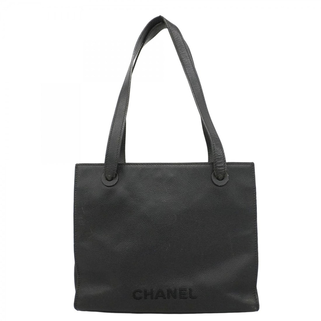 Chanel Shoulder Bag, Caviar Leather, Black, Women's: --- Catalog ---Category: SizeSize (HxWxD): 24cm x 29cm x 11.5cm / 9.44'' x 11.41'' x 4.52''Category: DesignType: Shoulder bagColor: BlackGender: WomenMaterial: Grained Calfskin Hardware Color: GoldCat