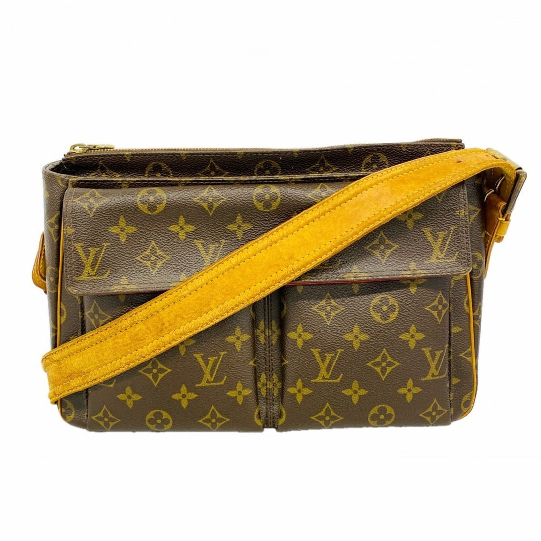 Louis Vuitton Monogram Vivacite GM Shoulder Bag M51163 Brown Women's: --- Catalog ---Category: SizeSize (HxWxD): 20cm x 32cm x 10cm / 7.87'' x 12.59'' x 3.93''Category: DesignType: Shoulder bagColor: BrownGender: WomenCategory: GeneralMPN: M51163Brand: Louis Vuitton--- 