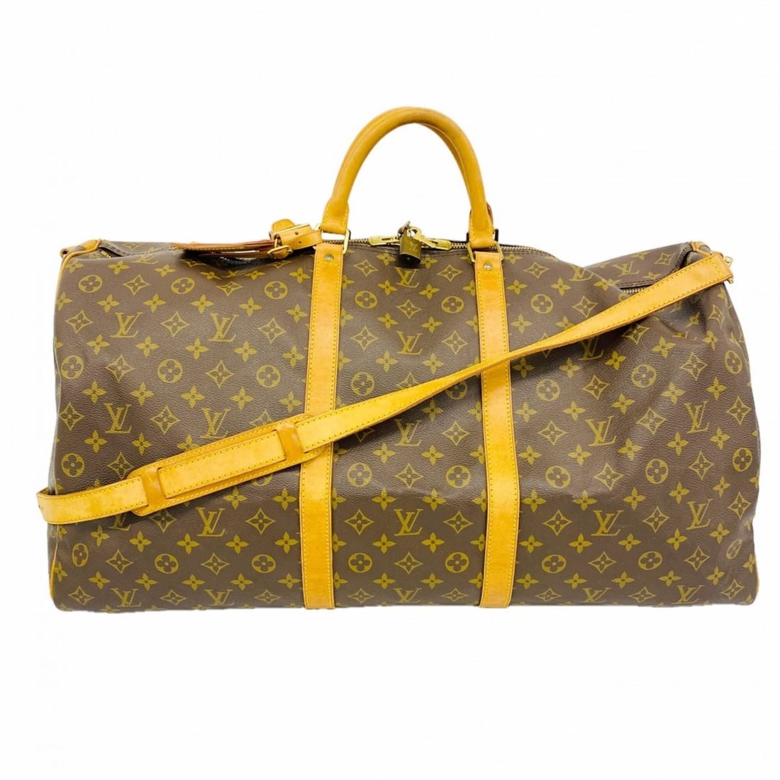 Louis Vuitton Bags - Boston Monogram Keepall Bandoulière 60 M41412 Brown Men's & Women's: --- Catalog ---Category: SizeSize (HxWxD): 33cm x 60cm x 26.5cm / 12.99'' x 23.62'' x 10.43''Category: DesignType: Boston bagColor: BrownGender: Men,WomenCategory: GeneralMPN: M41412Brand: Louis Vuitt