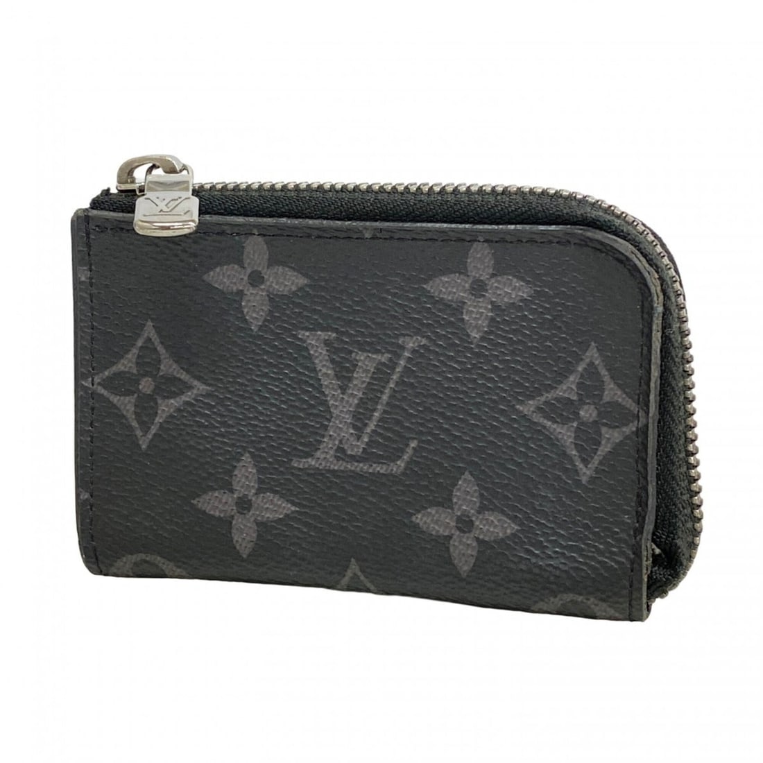 Louis Vuitton Monogram Eclipse Portemonnaie Jour Wallet/Coin Case M63536 Black Men's (1 of 8)