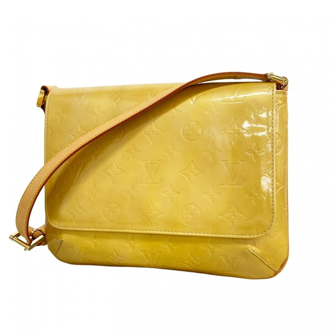 Louis Vuitton Vernis Thompson Street Shoulder Bag M91008 Beige Women's: --- Catalog ---Category: SizeSize (HxWxD): 19cm x 27cm x 7cm / 7.48'' x 10.62'' x 2.75''Category: DesignType: Shoulder bagColor: BeigeGender: WomenCategory: GeneralMPN: M91008Brand: Louis Vuitton--- I
