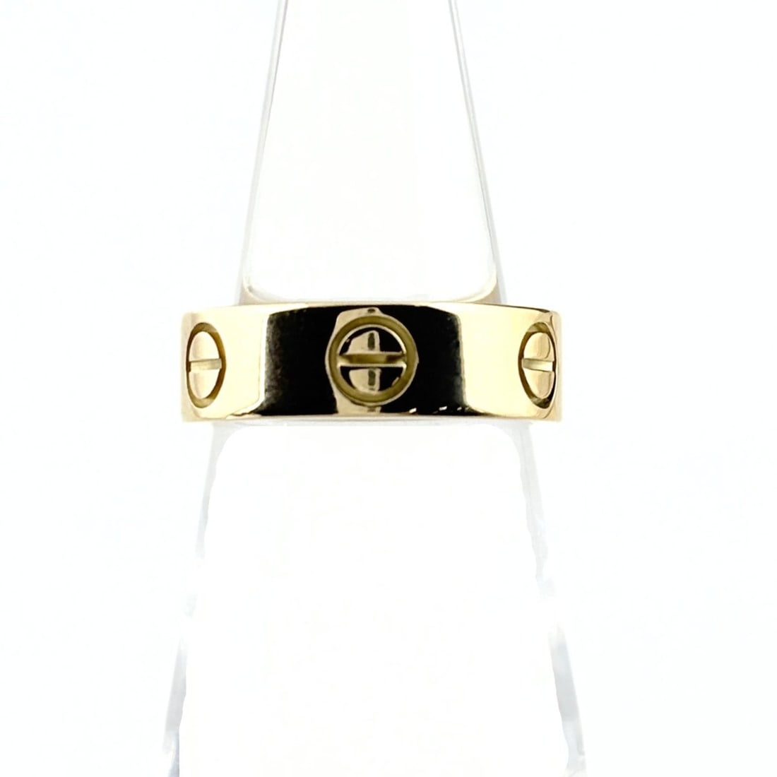 Cartier Love Ring, Yellow Gold (YG), 750, Women's Ring: --- Catalog ---Category: SizeJP Size: 8.5US Size: 4.5Category: DesignColor: Yellow goldGender: WomenMaterial: Yellow gold (18K)Category: GeneralBrand: Cartier--- Item List ---Section: ConditionRanking