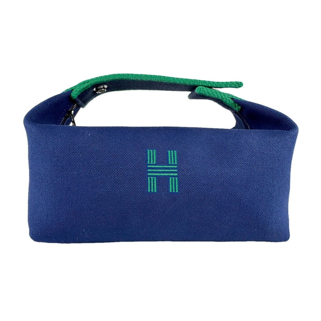 Hermes HERMES Handbag Bride à Black PM Canvas Navy Women's z9410: --- Catalog ---Category: SizeSize (HxWxD): 11cm x 20cm x 12cm / 4.33'' x 7.87'' x 4.72''Category: DesignType: Handbag, PouchColor: NavyGender: Women,MenMaterial: Canvas Category: GeneralBrand: HermesC