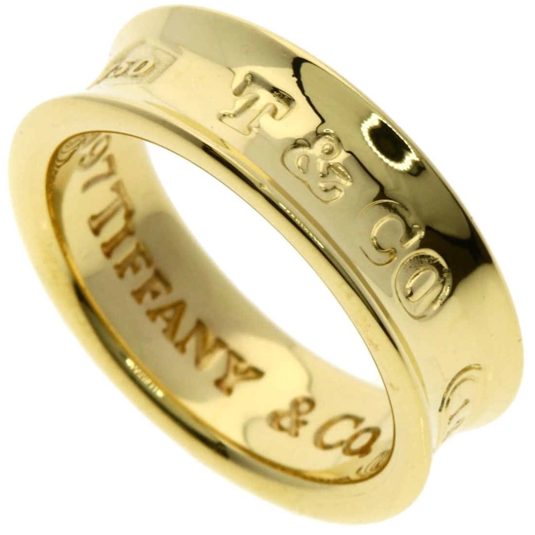 Tiffany & Co. 1837 Ring, 18K Yellow Gold, Women's.: --- Catalog ---Category: SizeJP Size: 9US Size: 5Category: DesignType: Band ringGender: WomenMaterial: Yellow gold (18K)Category: GeneralBrand: Tiffany--- Item List ---Section: ConditionRanking: Rank 