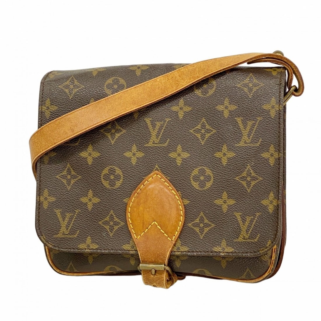 Louis Vuitton Monogram Cartouchiere MM Shoulder Bag M51253 Brown Women's: --- Catalog ---Category: SizeSize (HxWxD): 20cm x 21.5cm x 7cm / 7.87'' x 8.46'' x 2.75''Category: DesignType: Shoulder bagColor: BrownGender: WomenCategory: GeneralMPN: M51253Brand: Louis Vuitton--- 