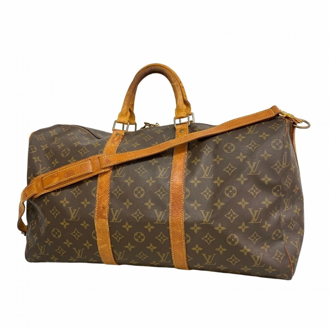 Louis Vuitton Bags - Boston Monogram Keepall Bandoulière 50 M41416 Brown Men's & Women's: --- Catalog ---Category: SizeSize (HxWxD): 29cm x 50cm x 23cm / 11.41'' x 19.68'' x 9.05''Category: DesignType: Boston bagColor: BrownGender: Men,WomenCategory: GeneralMPN: M41416Brand: Louis Vuitton-