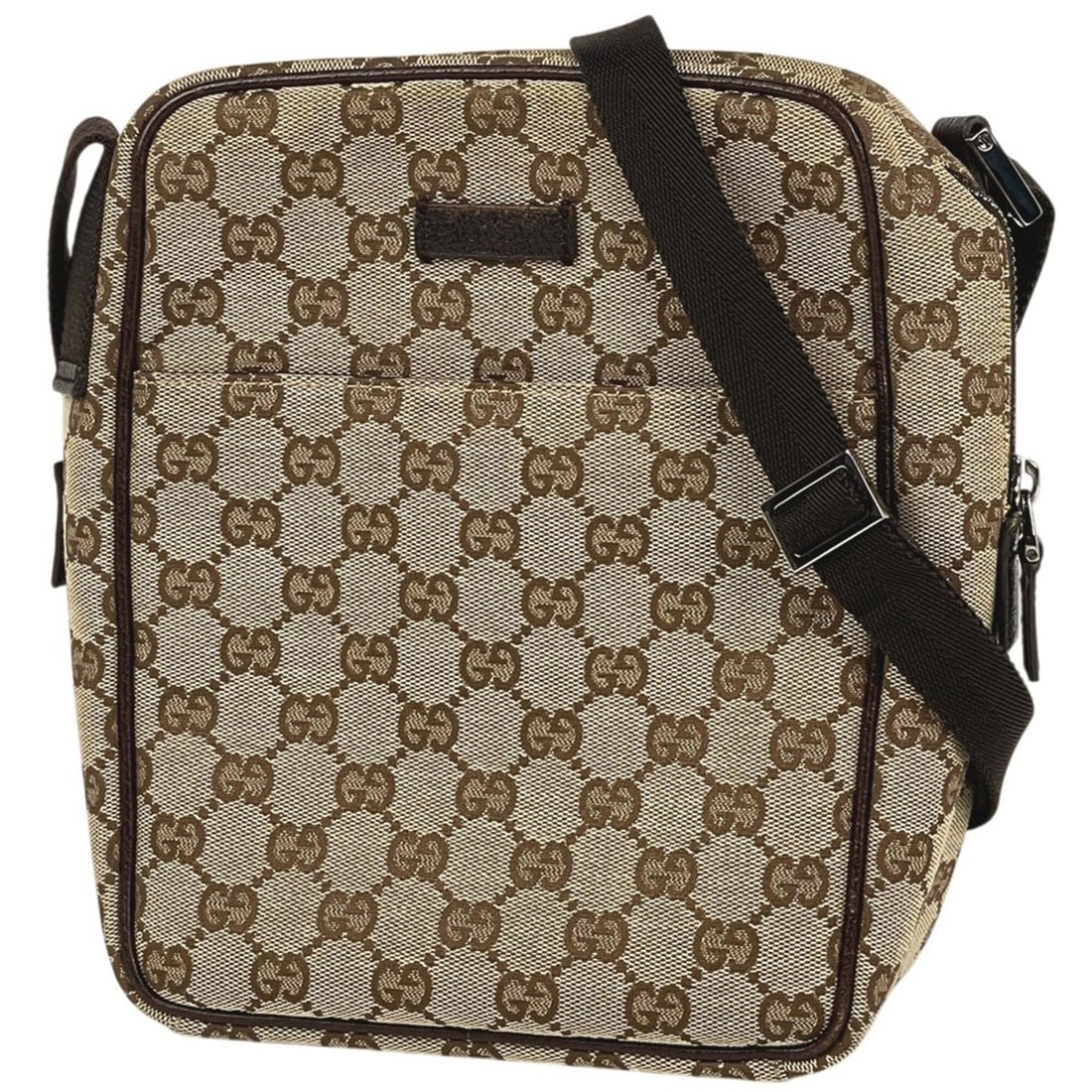 Gucci GG pattern shoulder bag, canvas, brown, 122759, women's.: --- Catalog ---Category: SizeSize (HxWxD): 22.5cm x 17.5cm x 8cm / 8.85'' x 6.88'' x 3.14''Category: DesignType: Shoulder bagColor: BrownGender: WomenMaterial: GG canvas , Leather Category: GeneralLin