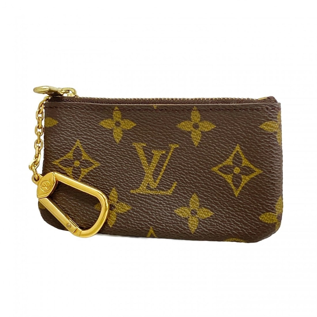 Louis Vuitton Monogram Pochette Clé M62650 Brown Women's Wallet/Coin Case: --- Catalog ---Category: SizeSize (HxWxD): 6.5cm x 11.5cm x 1cm / 2.55'' x 4.52'' x 0.39''Category: DesignType: Coin purse/coin caseColor: BrownGender: WomenCategory: GeneralMPN: M62650Brand: Louis Vu