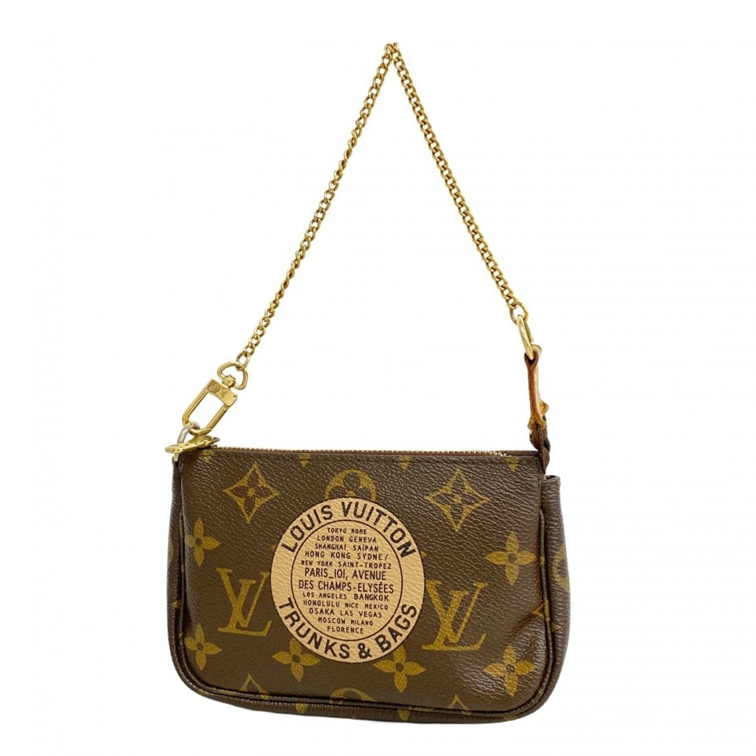 Louis Vuitton Monogram Mini Pochette Accessoires M60153 Black Women's Bag/Pouch: --- Catalog ---Category: SizeSize (HxWxD): 9.5cm x 14.5cm x 2.5cm / 3.74'' x 5.7'' x 0.98''Category: DesignType: PouchColor: BlackGender: WomenCategory: GeneralMPN: M60153Brand: Louis Vuitton--- Item 