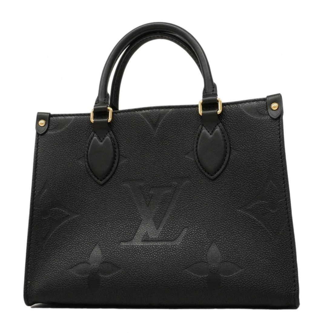 Louis Vuitton Monogram Empreinte OnTheGo PM Handbag M45653 Noir (Women's): --- Catalog ---Category: SizeSize (HxWxD): 19cm x 25cm x 10cm / 7.48'' x 9.84'' x 3.93''Category: DesignType: HandbagColor: NoirGender: WomenCategory: GeneralMPN: M45653Brand: Louis Vuitton--- Item Li