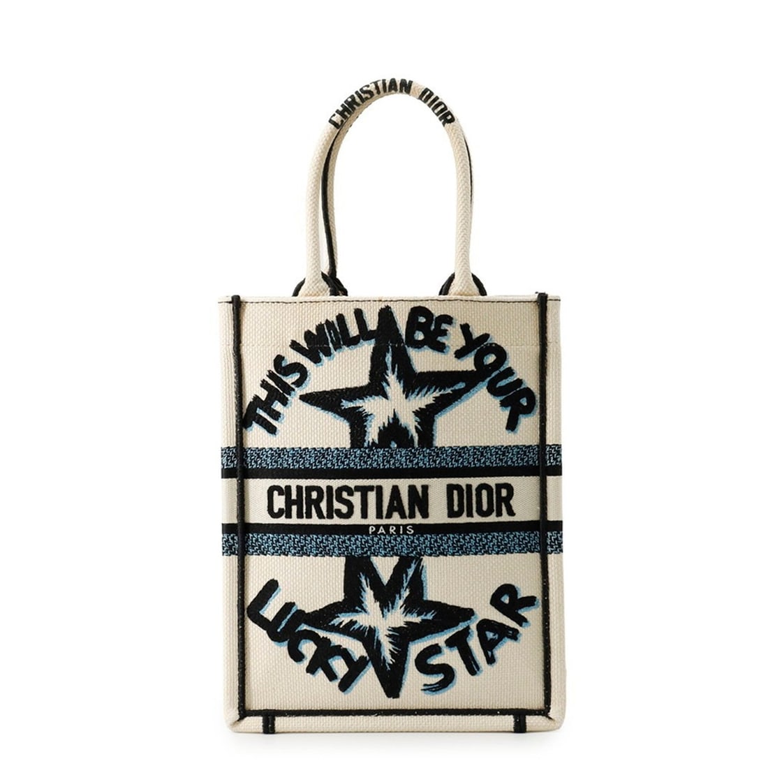 Christian Dior Vertical Book Tote Canvas Bag - Handbag Sale Item: --- Catalog ---Category: SizeSize (HxWxD): 25.5cm x 20cm x 8.5cm / 10.03'' x 7.87'' x 3.34''Category: DesignType: Handbag, Tote bagColor: Black, Blue, WhiteGender: Women,MenMaterial: Canvas Category: 