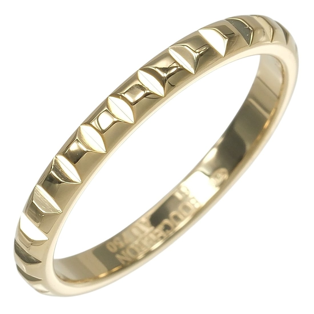 GUCCI Arabesque Alphabet V Letter Ring, AG925 Sterling Silver, Size L, Made in Italy, Weight 26.00g, (1 of 9)