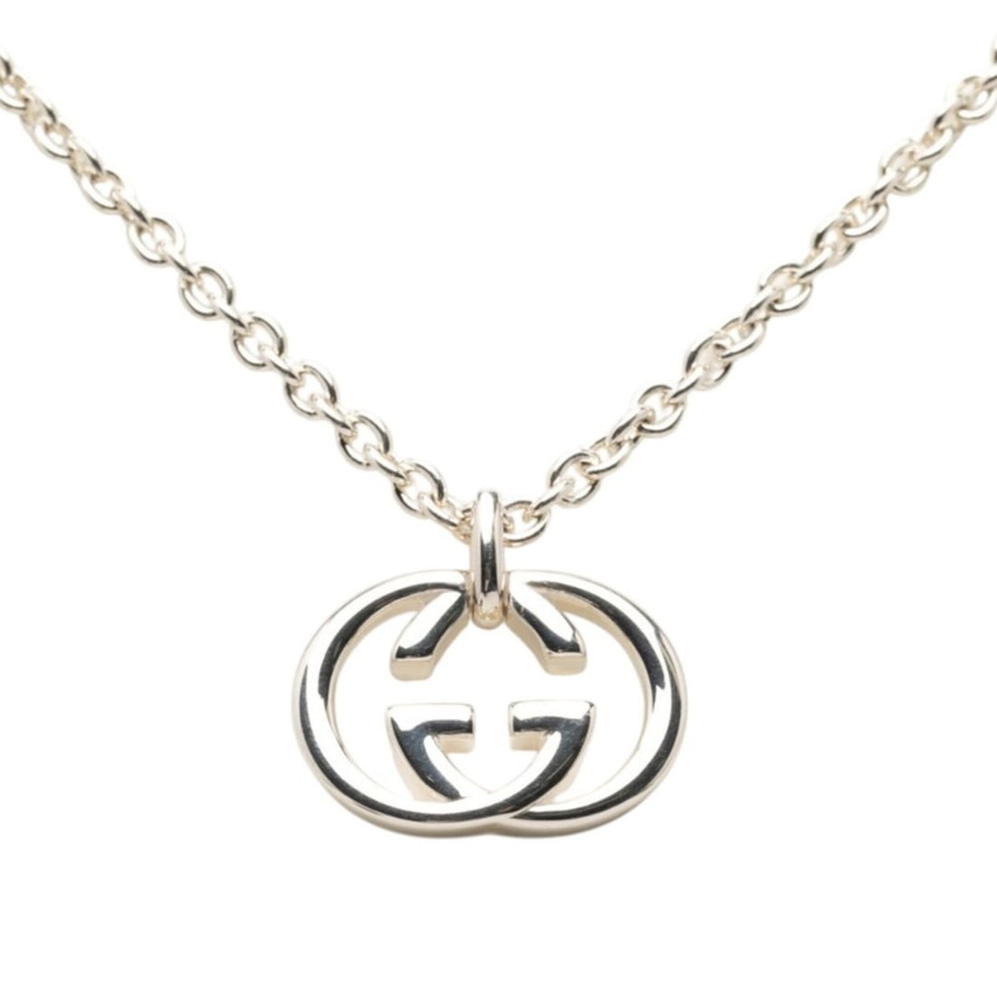 LOUIS VUITTON M00307 2023 Monogram Necklace Chain, Silver, Made in Italy, Men's: --- Catalog ---Category: SizeNeck Circumference: 54 cm / 21.25''Category: DesignColor: SilverGender: MenNecklace Type: Neck chainCategory: GeneralLine: MonogramBrand: Louis VuittonCountry of Origin: I