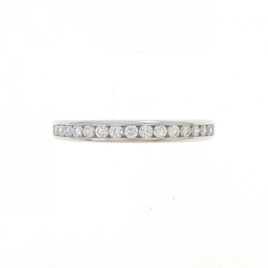Tiffany Half Circle Channel Setting Ring - 2