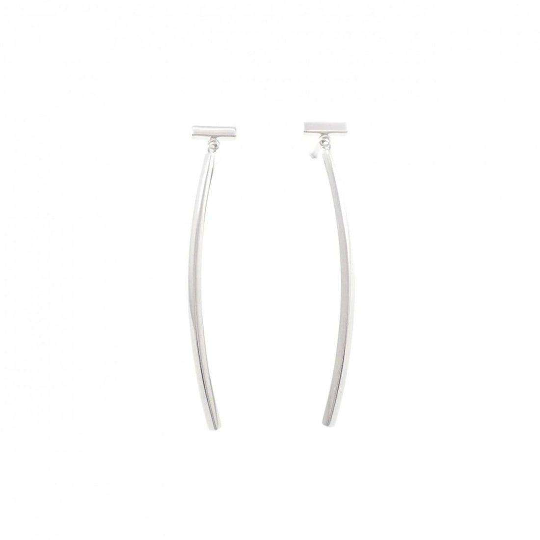 Tiffany T Wire Bar Earrings: --- Catalog ---Category: SizeSize (HxWxD): 42.30mm x 6.30mm / 1.67'' x 0.25''Category: DesignType: Stud earringsGender: WomenMaterial: White gold (18K)Category: GeneralMPN: 66964108Brand: Tiffany--- I