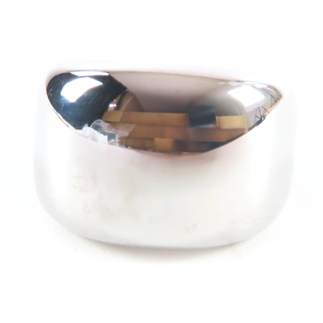 Cartier F77806 18K 750 (WG) Nouvelle Vague Ring, White Gold, Size 48, Weight 13.6g, Women's: --- Catalog ---Category: SizeWidth: 12mm / 0.47''Weight: 13.6g / 0.47oz.US Size: 4.5Brand Size: 48Category: DesignType: Band ringColor: White goldGender: WomenMaterial: White gold (18K)Category: Gener