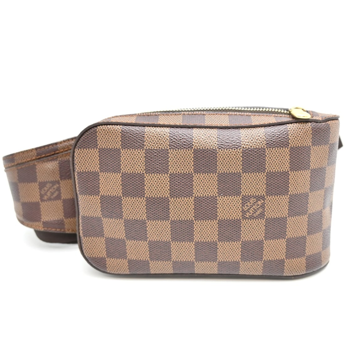 Louis Vuitton Geronimos (older model) Women's/Men's Body Bag N51994 (discontinued) Damier Brown: --- Catalog ---Category: SizeSize (HxWxD): 11.5cm x 19cm x 5cm / 4.52'' x 7.48'' x 1.96''Category: DesignType: Sling bagColor: BrownGender: Men,WomenMaterial: Damier Canvas Category: GeneralMPN: N5199