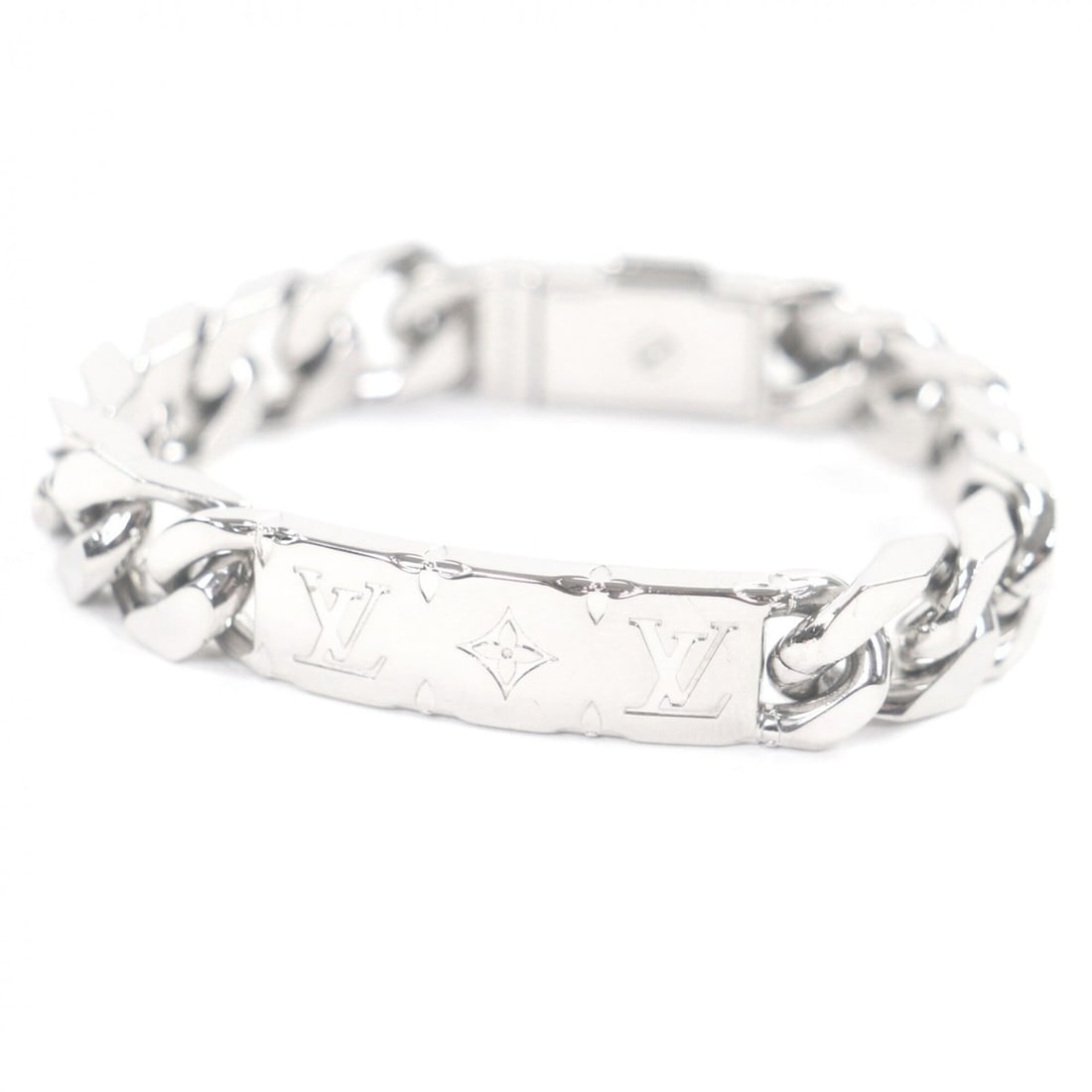 LOUIS VUITTON Louis Vuitton 2020 Model M00269 Chain Bracelet Monogram Accessory Silver Made in Italy: --- Catalog ---Category: SizeWidth: 1cm / 0.39''Total Length: 20cm / 7.87''Category: DesignType: Charm braceletColor: SilverGender: MenCategory: GeneralLine: MonogramBrand: Louis VuittonCountry of Ori
