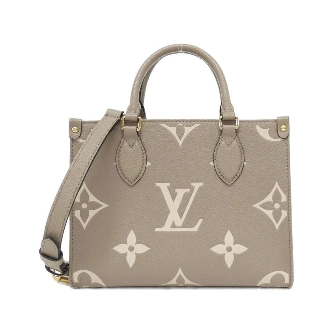 Louis Vuitton Bicolor Monogram Empreinte OnTheGo PM M45779 Handbag: --- Catalog ---Category: SizeSize (HxWxD): 19cm x 25cm x 11cm / 7.48'' x 9.84'' x 4.33''Category: DesignType: HandbagColor: BeigeGender: WomenMaterial: Monogram Empreinte Category: GeneralMPN: M45779B