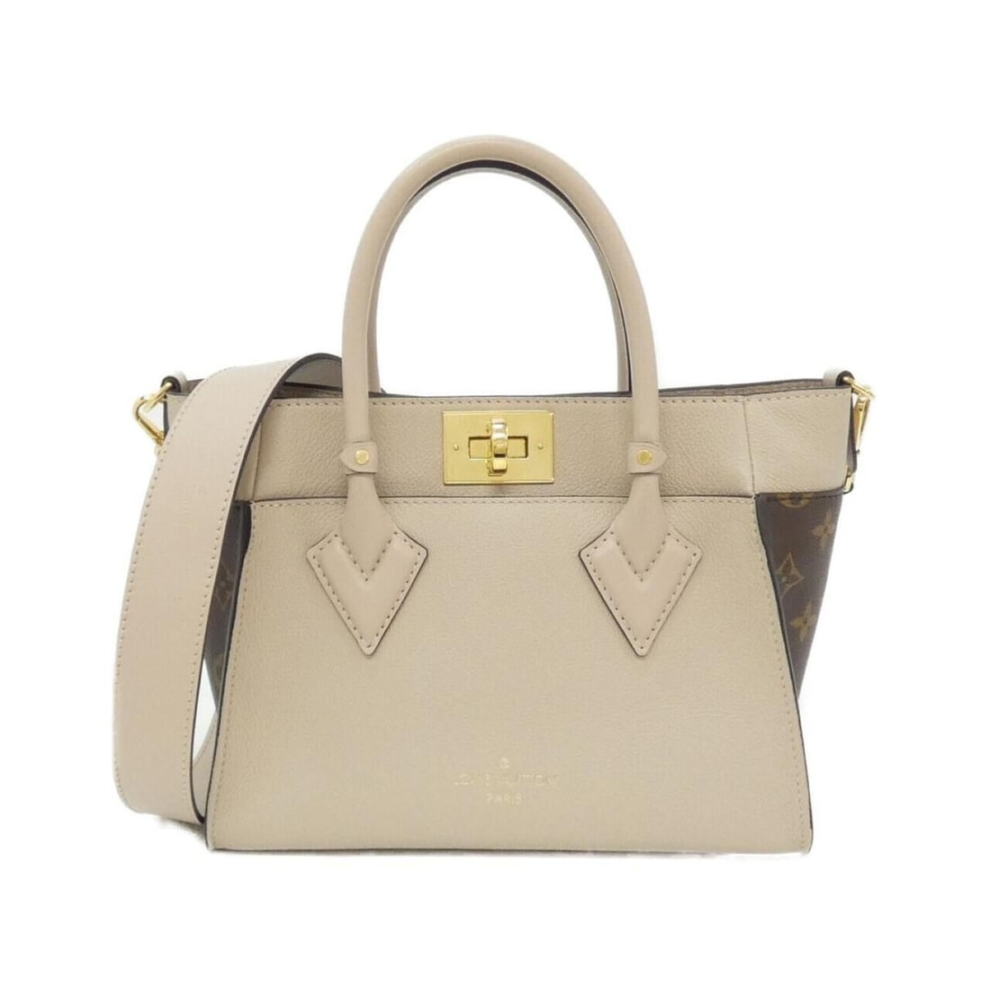Louis Vuitton On My Side PM M57729 Handbag: --- Catalog ---Category: SizeSize (HxWxD): 19cm x 26cm x 12cm / 7.48'' x 10.23'' x 4.72''Category: DesignType: HandbagColor: GrayishGender: WomenMaterial: Coated canvas Category: GeneralMPN: M57729Bra