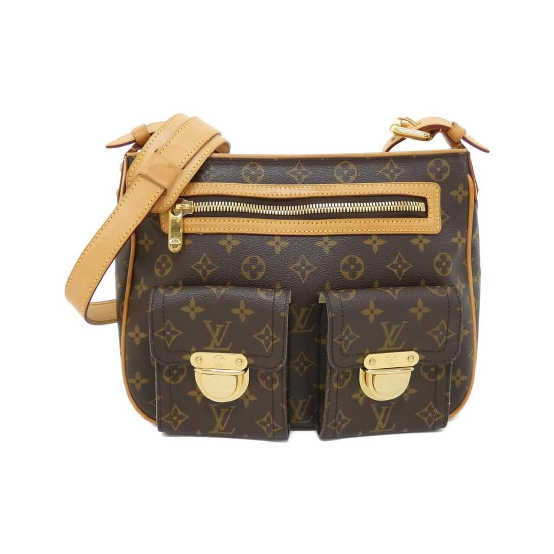 Louis Vuitton Monogram Hudson GM M40045 Shoulder Bag: --- Catalog ---Category: SizeSize (HxWxD): 24cm x 29cm x 9cm / 9.44'' x 11.41'' x 3.54''Category: DesignType: Shoulder bagColor: MarronGender: Women,MenMaterial: Coated canvas Category: GeneralBrand: 