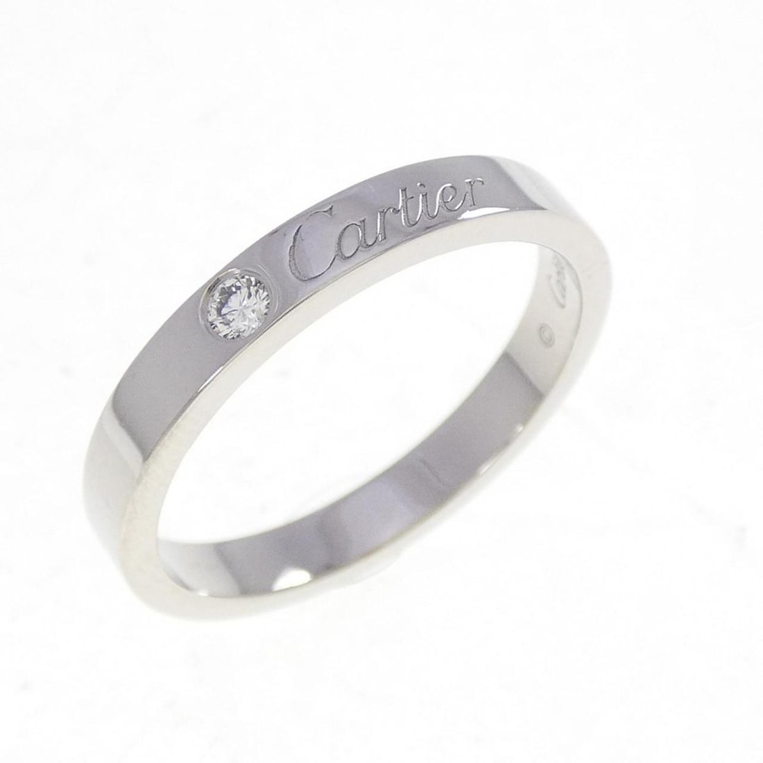 Cartier Wedding 1P Ring: --- Catalog ---Category: SizeUS Size: 8Brand Size: 56Category: DesignType: Band ringGender: Women,MenMaterial: Platinum 950Category: GeneralBrand: Cartier--- Item List ---Section: ConditionRanking: Ra