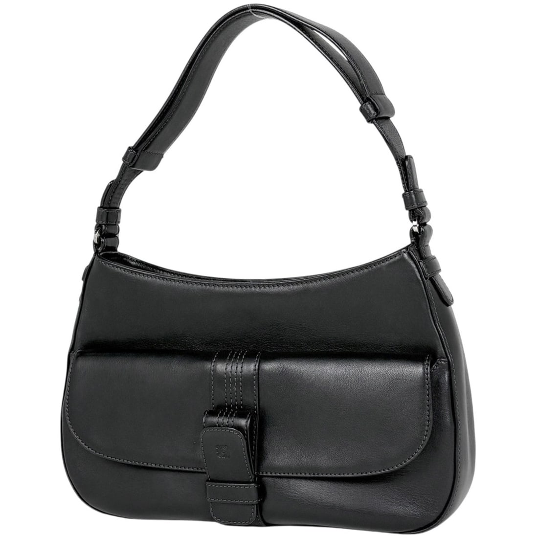 Loewe Anagram Shoulder Bag Handbag Leather Black Women's: --- Catalog ---Category: SizeSize (HxWxD): 18cm x 28cm x 7cm / 7.08'' x 11.02'' x 2.75''Category: DesignType: Handbag, Shoulder bagColor: BlackGender: WomenMaterial: Leather Category: GeneralBrand: Lo