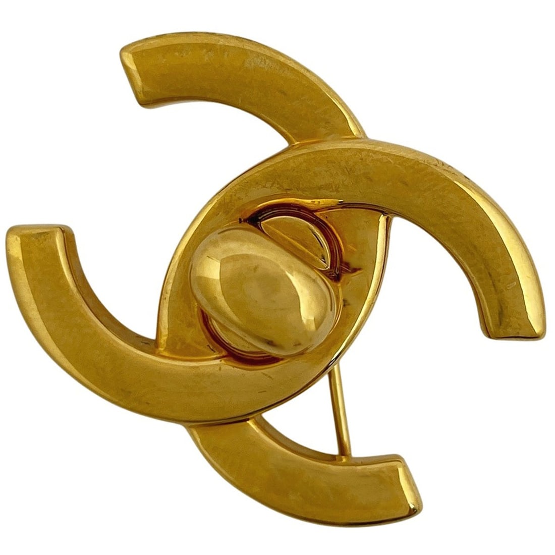 Chanel Coco Mark Brooch, GP Gold, Women's: --- Catalog ---Category: SizeSize (HxWxD): 3.2cm x 2.4cm / 1.25'' x 0.94''Category: DesignType: BroochColor: GoldGender: WomenMaterial: Gold platingCategory: GeneralBrand: Chanel--- Item List ---Secti