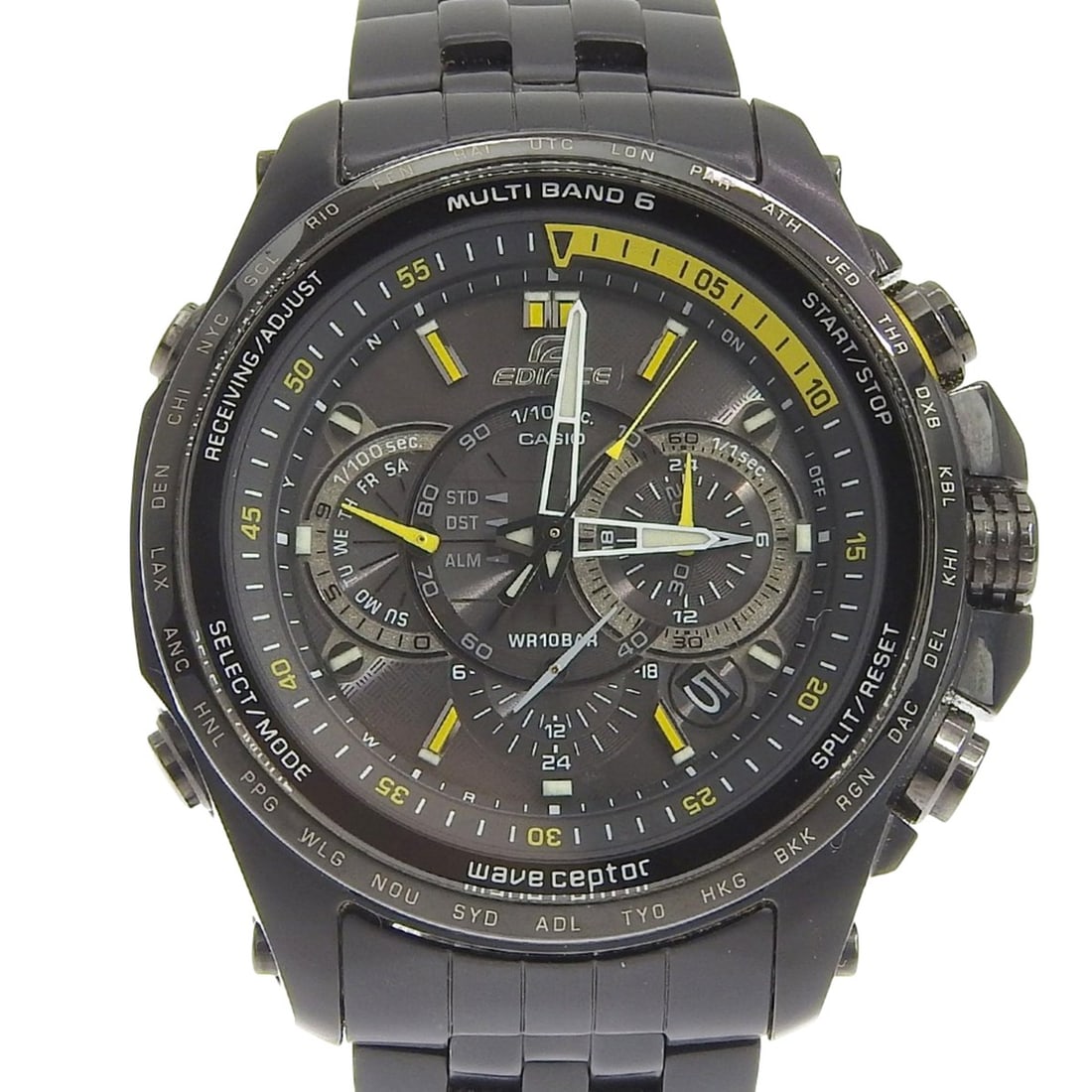 Casio Edifice Multi-Band 6 Watch EQW-M710DC-1AJF Stainless Steel Black Solar Radio-Controlled: --- Catalog ---Category: SizeWrist Size: 18cm / 7.08''Case Diameter: 48mm / 1.89''Category: DesignType: WristwatchGender: MenColor (Dial): BlackMaterial (Band): Stainless steelMaterial (Case): Stainle