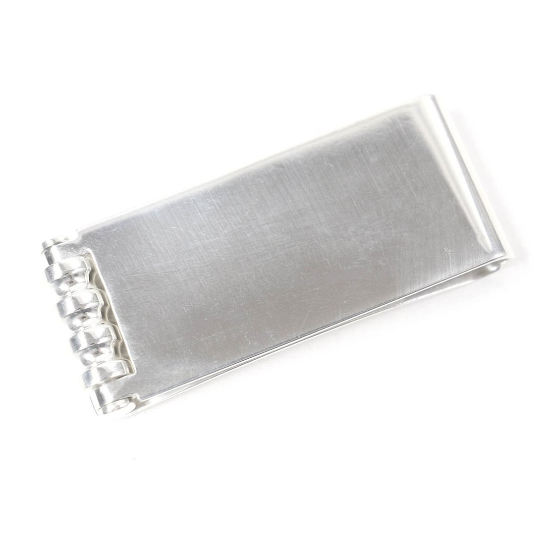 TIFFANY&Co. Tiffany SV925 Logo Square Money Clip, Silver, Weight 37.3g, Recommended for Men ?: --- Catalog ---Category: SizeSize (HxWxD): 2.5cm x 6cm / 0.98'' x 2.36''Category: DesignType: Money clipColor: SilverGender: MenMaterial: Silver 925 Category: GeneralBrand: Tiffany--- Item List ---Sec