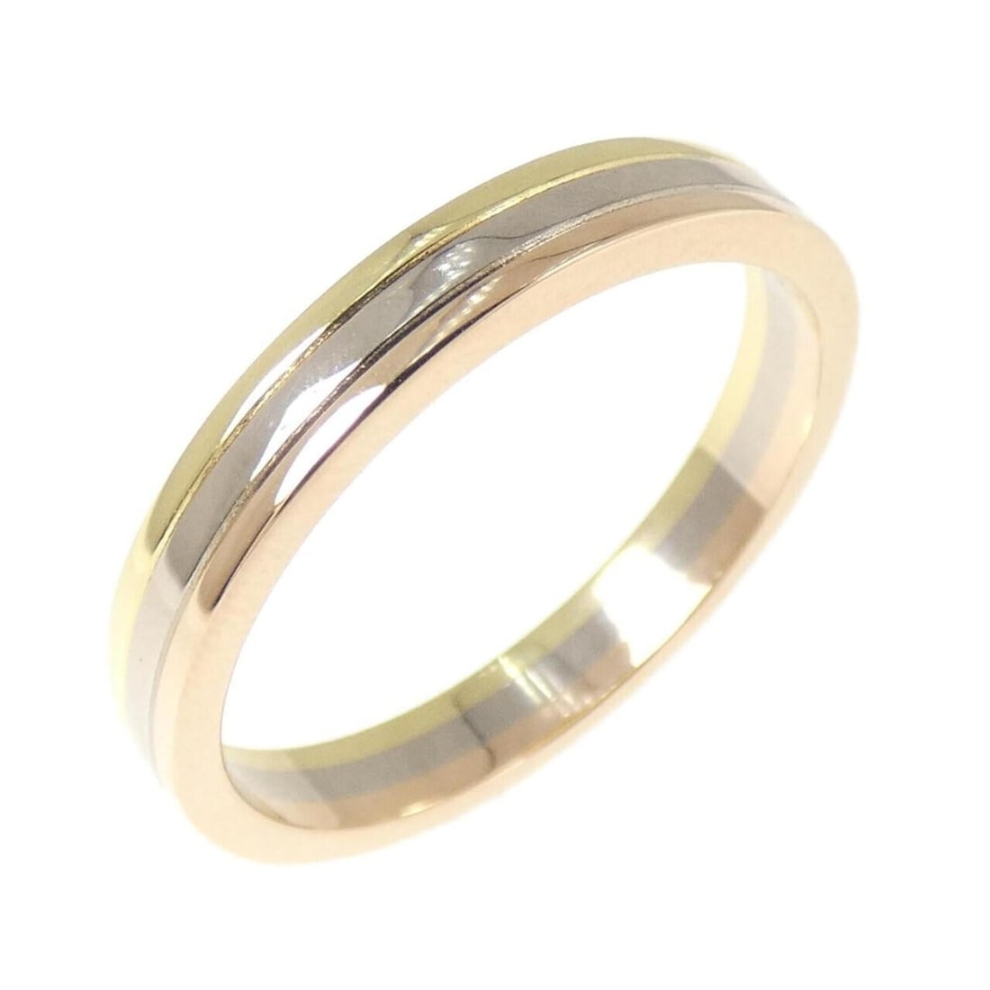 Cartier Louis Vendome Aoyama Ring: --- Catalog ---Category: SizeWidth: 3.4mm / 0.13''Weight: 5.5g / 0.19oz.JP Size: 20.5US Size: 10Category: DesignType: Band ringGender: MenMaterial: Pink gold (18K), White gold (18K), Yellow gold (18K)