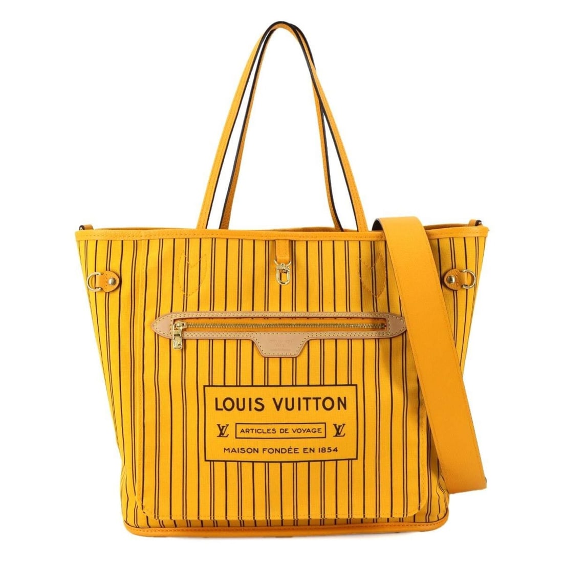 Louis Vuitton Monogram Neverfull Inside Out MM 2-way Tote Shoulder Handbag Saffron Yellow M12779: --- Catalog ---Category: SizeSize (HxWxD): 28cm x 46cm x 16cm / 11.02'' x 18.11'' x 6.29''Category: DesignType: Handbag, Tote bagColor: Monogram, Saffron, YellowGender: WomenMaterial: Monogram , Canva