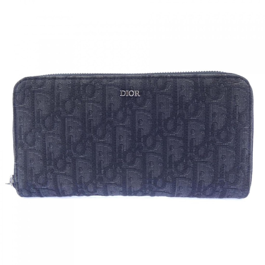 Christian Dior Dior Oblique Jacquard Long Zip Wallet 2ESBC252YSE (1 of 5)