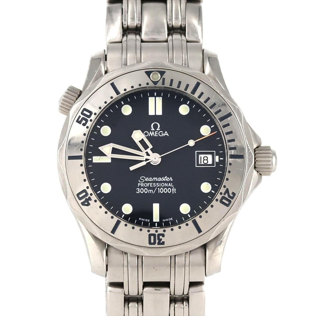 Omega Seamaster Professional 2562.80 Stainless Steel Quartz Watch: --- Catalog ---Category: SizeWrist Size: 18.5cm / 7.28''Case Diameter: 36mm / 1.42''Category: DesignType: WristwatchGender: MenColor (Dial): BlueMaterial (Band): Stainless steelMaterial (Case): Stainl