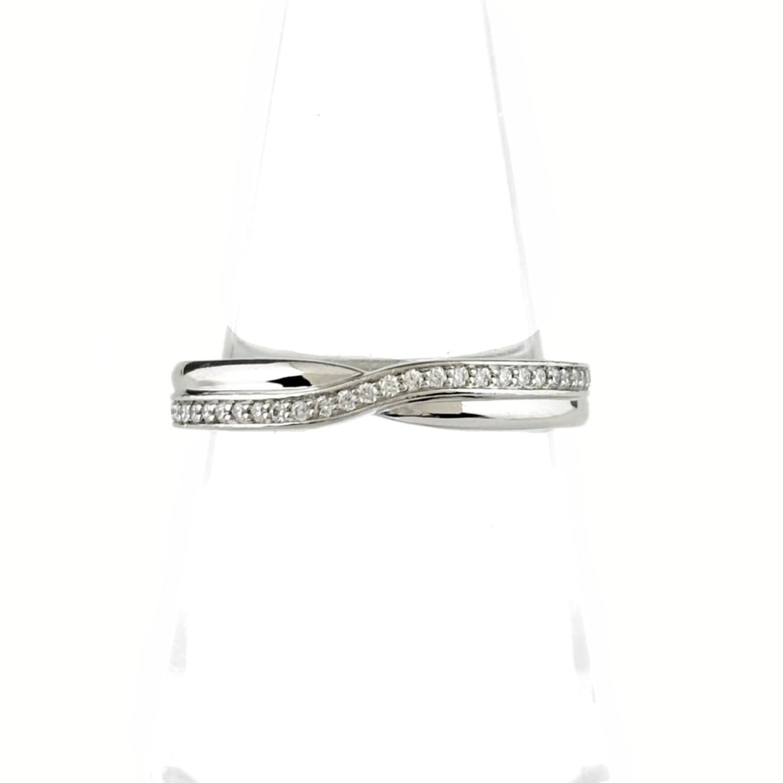 Harry Winston Trist One Row Band Ring, Platinum, with Small Diamonds, Pt950, Women's Ring: --- Catalog ---Category: SizeWeight: 5.3g / 0.18oz.JP Size: 12US Size: 6.5Category: DesignType: Band ringStone: DiamondGender: WomenMaterial: Platinum 950Category: GeneralBrand: Harry Winston--- Item 