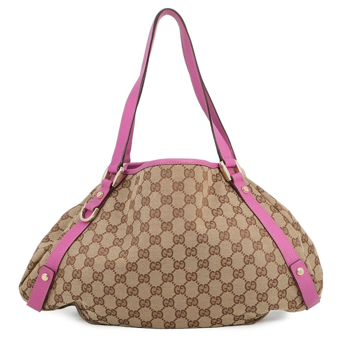 Gucci Abbey Shoulder Bag GG Canvas Leather 130736 GUCCI Tote Handbag: --- Catalog ---Category: SizeSize (HxWxD): 25cm x 42.5cm x 10.5cm / 9.84'' x 16.73'' x 4.13''Category: DesignType: Handbag, Shoulder bag, Tote bagColor: Beige pinkGender: WomenMaterial: GG canvas , Le