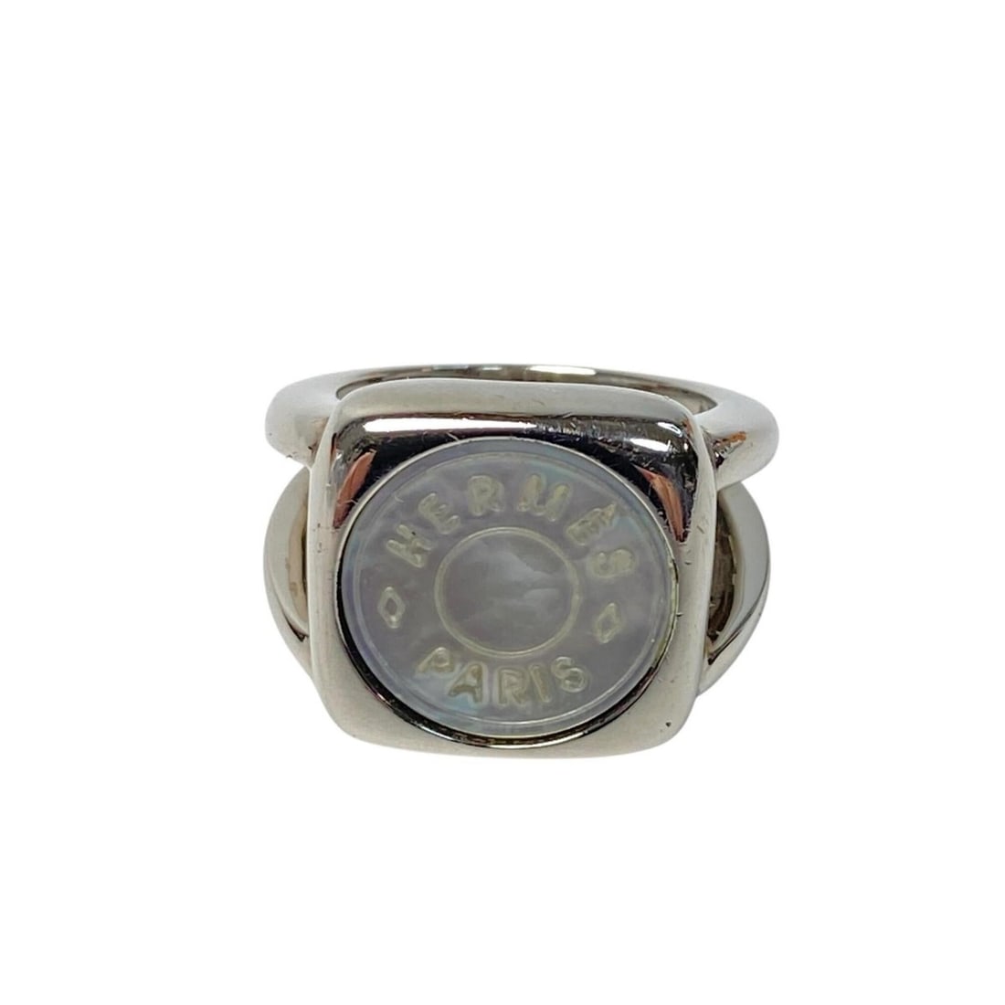 Hermes HERMES Sellier Corozo Shell Ring for Women (1 of 11)