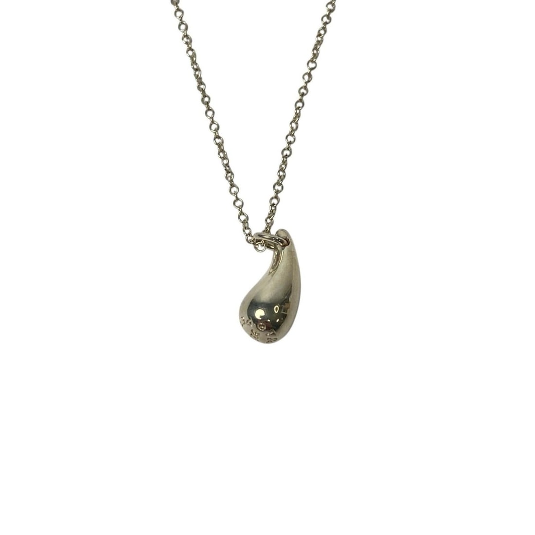 Tiffany & Co. Teardrop Necklace, Sterling Silver 925, Women's: --- Catalog ---Category: SizeNeck Circumference: 40 cm / 15.74''Category: DesignColor: SilverGender: WomenMaterial: Silver 925Necklace Type: NecklaceCategory: GeneralBrand: Tiffany--- Item List ---Sec
