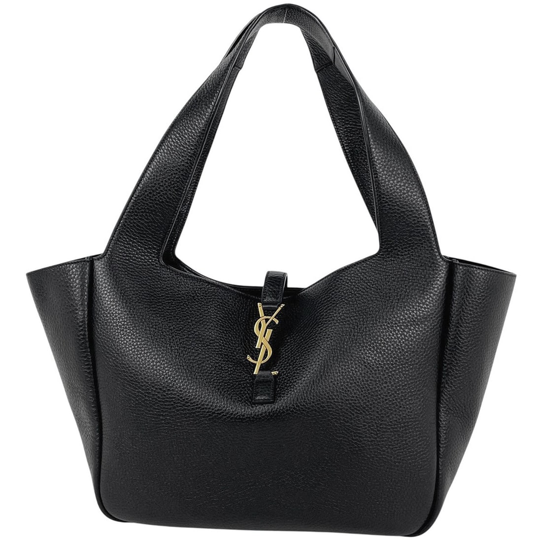 Saint Laurent LE 5 A 7 BEA Tote Bag, Leather, Black, 763435, Women's: --- Catalog ---Category: SizeSize (HxWxD): 28cm x 30cm x 16cm / 11.02'' x 11.81'' x 6.29''Category: DesignType: Tote bagColor: BlackGender: WomenMaterial: Leather Category: GeneralBrand: Saint Laurent