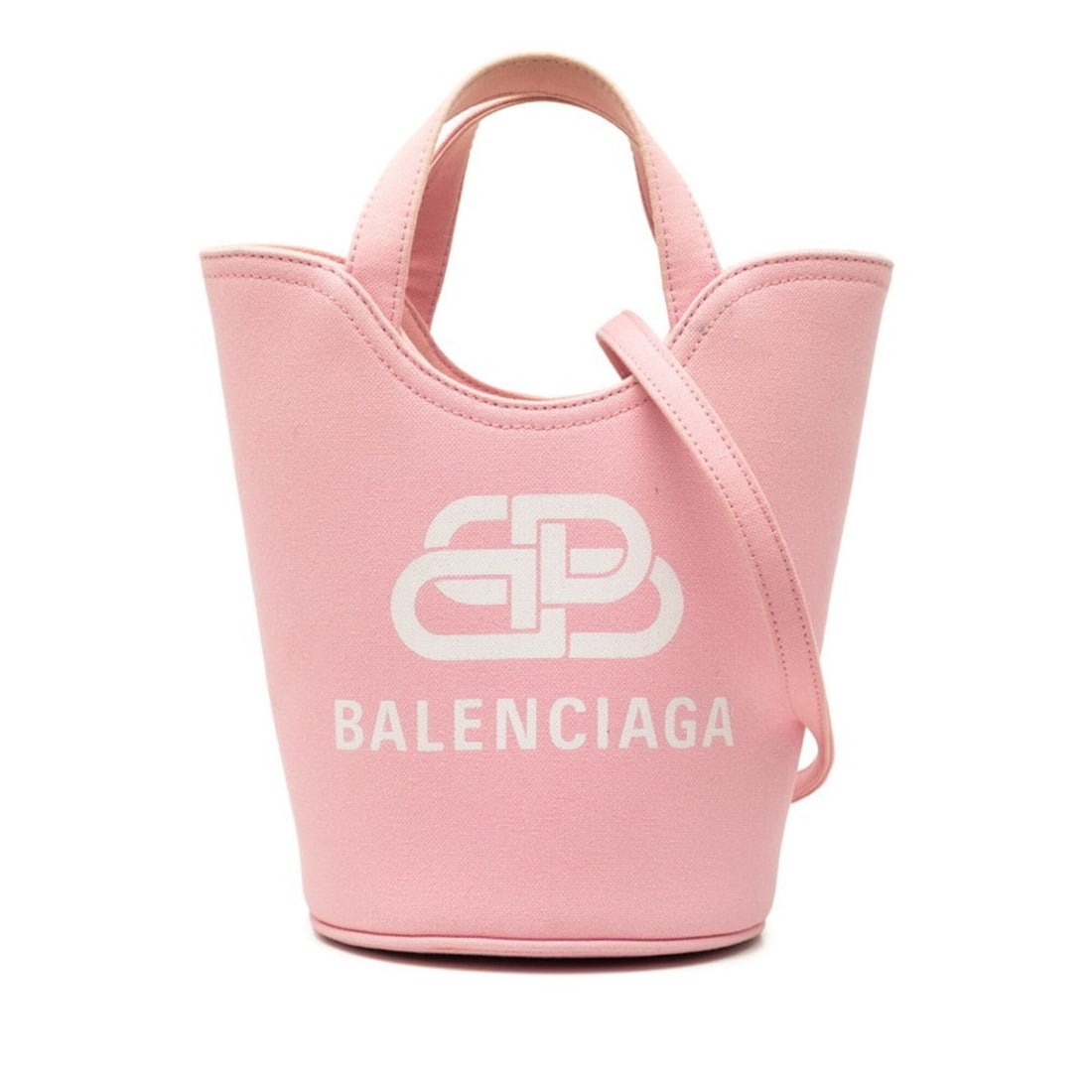 Balenciaga Wave XS Handbag Shoulder Bag Bucket 2WAY 619979 Pink Canvas Women's BALENCIAGA: --- Catalog ---Category: SizeStrap Drop: 61cm / 24.01''Handle Drop: 11.00cm / 4.33''Size (HxWxD): 23cm x 23cm x 15cm / 9.05'' x 9.05'' x 5.9''Category: DesignType: Handbag, Shoulder bagColor: PinkGend