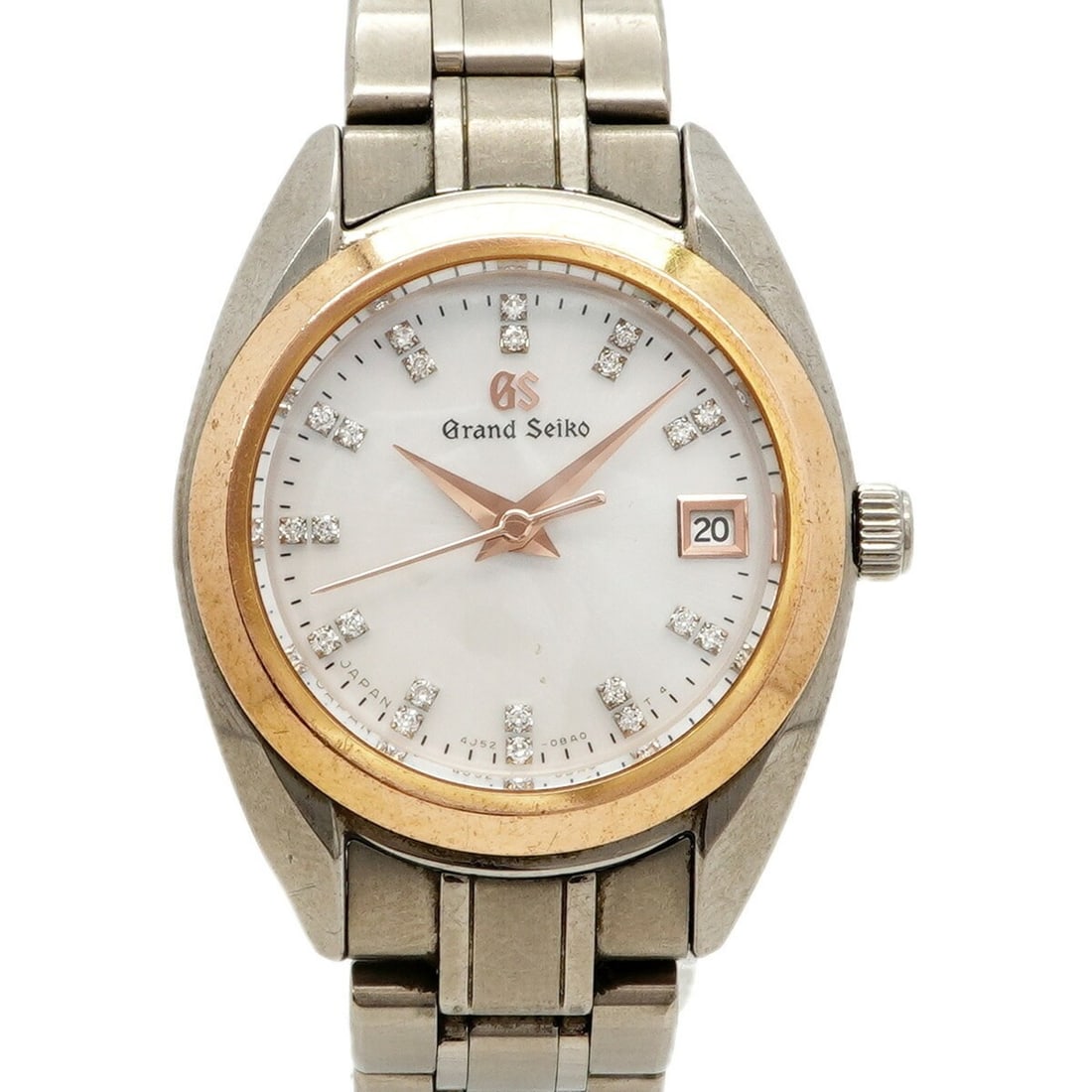 Seiko Grand STGF316 4J52-0AG0 White Dial Women's Watch: --- Catalog ---Category: SizeWrist Size: 14.5cm / 5.7''Case Diameter: 26mm / 1.02''Category: DesignType: WristwatchGender: WomenColor (Dial): White shellMaterial (Band): TitaniumCategory: GeneralMPN: 