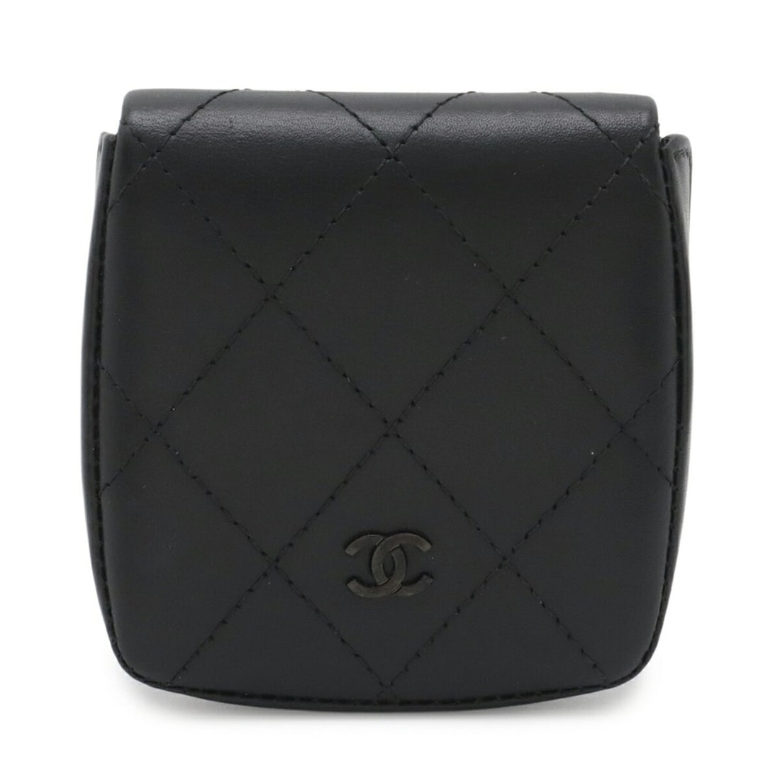 CHANEL Coco Mark Wallet/Coin Purse, Leather, Black, AP3887: --- Catalog ---Category: SizeSize (HxWxD): 8.5cm x 8cm / 3.34'' x 3.14''Category: DesignType: Coin purse/coin caseColor: BlackGender: Women,MenMaterial: Leather Category: GeneralBrand: ChanelCountry o